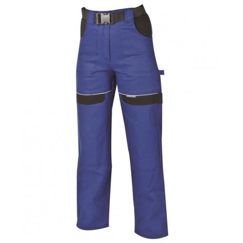 Dámske montérkové nohavice do pása ARDON COOL TREND, modro-čierna